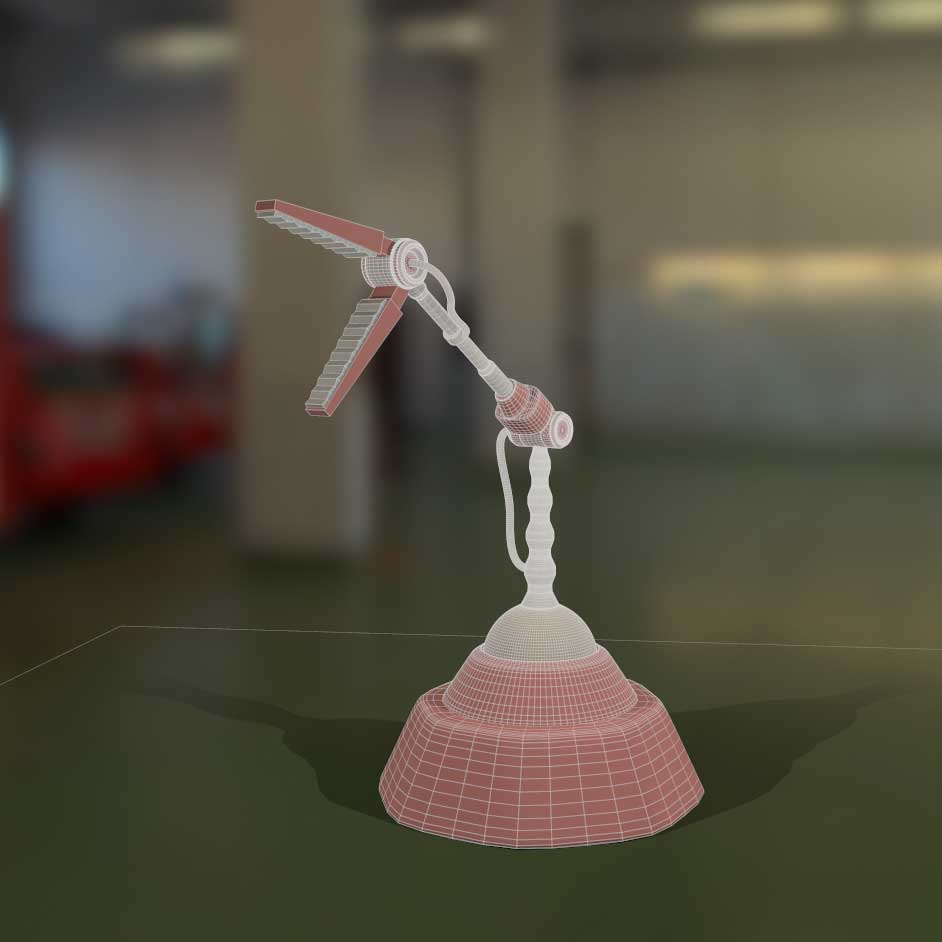 Mechanical animation test in Blender